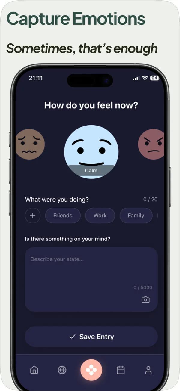 MoodVibe — Capture emotions